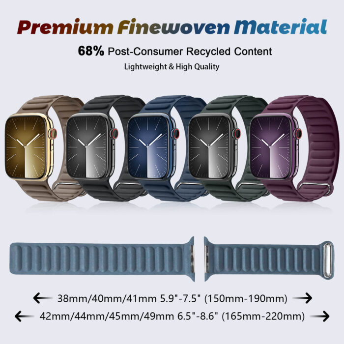 BXUXOHS Nylon sport Loop WatchBands Compatible withApple Watch Band Ultra - Image 4