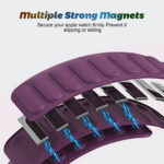 BXUXOHS Magnetic BraidedSolo Loop compatiblewith Apple Watch - Image 3
